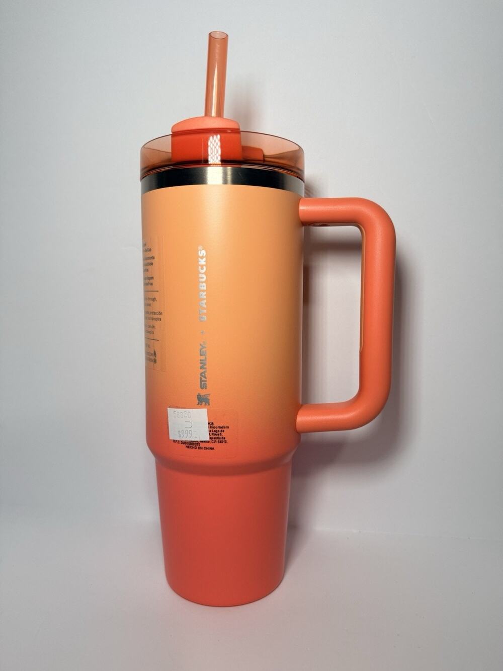 Stanley X Starbucks Mexico 2026 Exclusive PEACH GRADIENT 30oz Tumbler BNWT